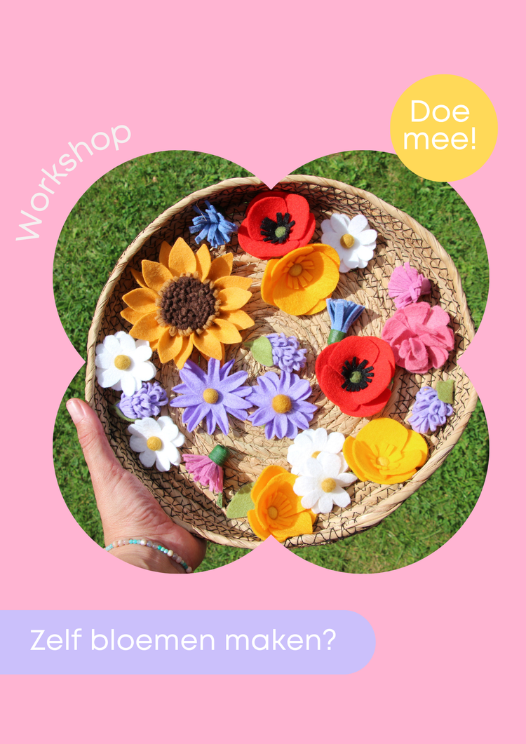 Workshop viltbloemen