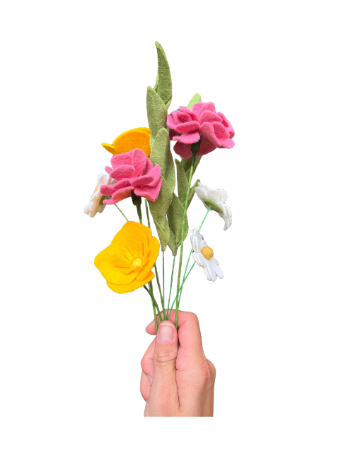 9 oktober- Vilten bloemen (starter)